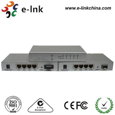中国 E-link 10 / 100M Web- Managed 1FX + 4TX  Fast Ethernet Fiber Optic Switch 販売のため