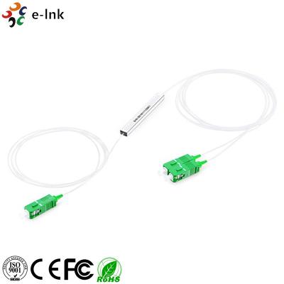 China Single Mode Fiber Optic Switch PLC Fiber Splitter Mini Module 900um SC/APC Connector for sale