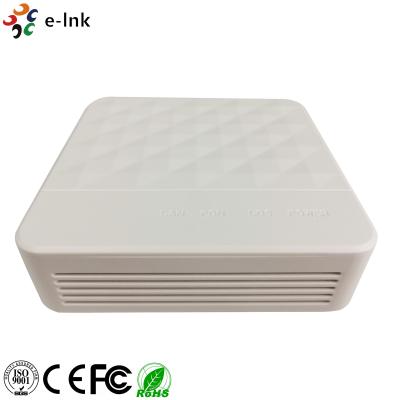 China Gigabit LAN GPON ONU Fiber Ethernet Media Converter Zte Chipset 4 Indicators for sale