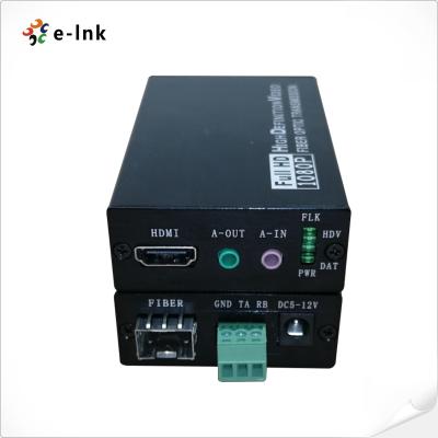 中国 1つのチャネルの繊維光学のイーサネット エクステンダーの二方向の音声RS232 3 Pinのターミナル ブロック 販売のため