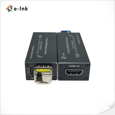 China Prolongamento 5VDC HCCP1.2 da fibra de USB C 4K SFP LC 10.3Gbps HDMI à venda
