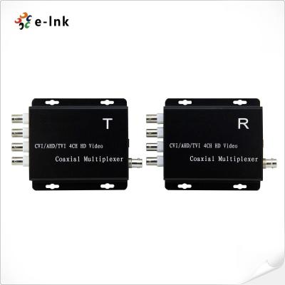 China Analog Video Multiplexer 4 Channels CVI AHD TVI HD Coaxial Multiplexer For 2MP Camera for sale