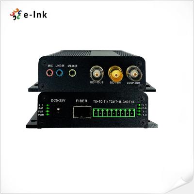 China 2Ch 3G bidirecional SDI ao nível quente da transmissão da tomada da troca quente do conversor da fibra ótica à venda