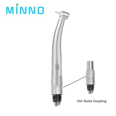 China Quick Coupling Fiber Optic Handpiece 4 Air LED High Speed Handpiece for sale