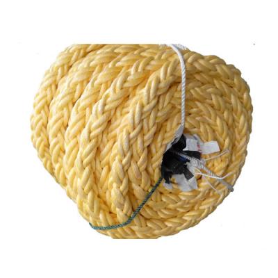 China 8 Strand Mixed Rope 72mm X 220m With 2 Meters Splice Eyes For Oil Tanker for sale