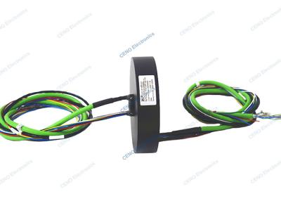China Extremely Thin Pancake Slip Ring With 1000M Ethernet Signal For Height Limit for sale