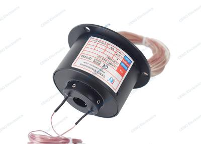 China T type Thermocouple Detection Slip Ring Through Hole With High Speed 10000rpm for sale