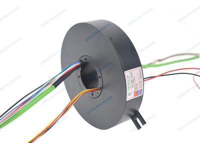 China Low Temperature Pancake Slip Ring With Through Hole Id45mm Ethernet Signal for sale