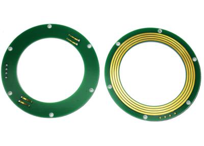 China Identificação 20mm Mini Pancake Slip Ring 24VAC do contato do metal precioso para Ferris Wheel à venda