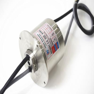 China 100M Ethernet 50rpm 8mm Waterproof IP68 Slip Ring for sale