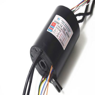 China 10A 25.4mm 1000M Ethernet Slip Ring For Military Industry for sale