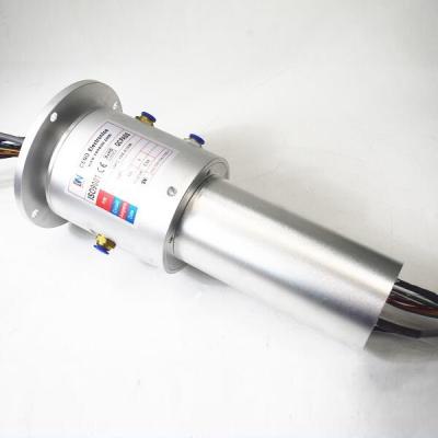 China Integrated 3 Channels Air Rotary Union Servo Motor Slip Ring For Gas for sale