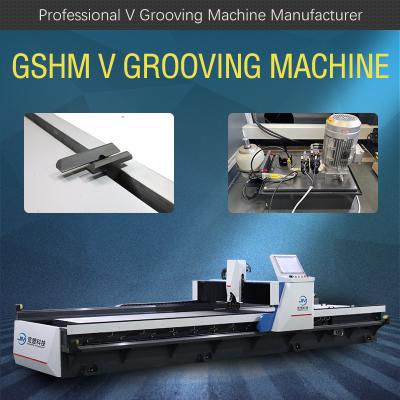 China Hydraulic V Cutting Machine For Shower Room Frames High Speed V Grooving Machine for sale