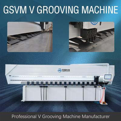 China Signage Lettering V Groove Cutting Machine Vertical CNC V Grooving Machine for sale