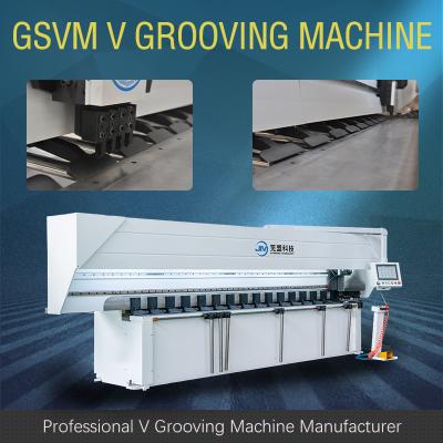 China CE V Groove Cutting Machine Metal Curtain Wall Panel Horizontal V Cutting Machine for sale