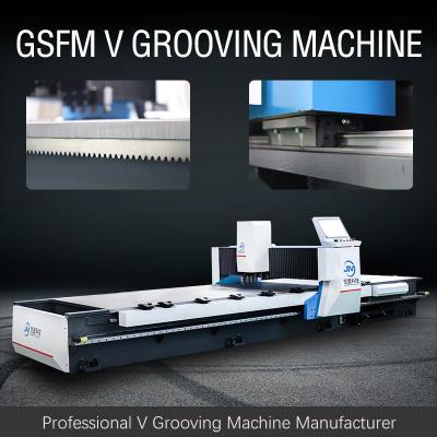 China Efficient Four Sided V Grooving Machine Fully Automatic For Door Industry for sale