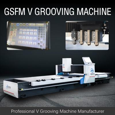 China Intelligent Solution V Groove Cutting Machine For Door Fully Automatic Four Sided for sale