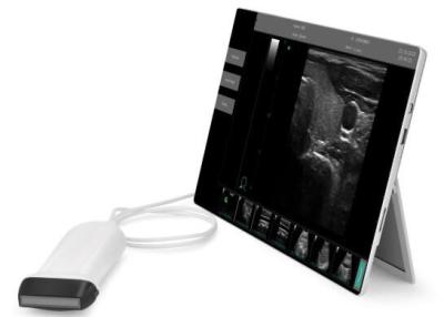 China Máquina portátil do ultrassom de Ipad do varredor do ultrassom do equipamento da varredura do ultrassom com pontas de prova de 2~15MHz à venda