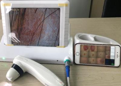 중국 디지털 방식으로 이동 전화에 다운로드되는 APP를 가진 휴대용 피부 습기 해석기 판매용
