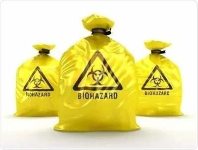 China 5 Mil 86 Cm X 70cm Disposable Trash Biohazard Garbage Bags for sale