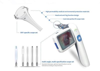 China Cámara ENT del otoscopio de la cámara USB del otoscopio video de 3 de la pulgada del monitor Digitaces del PDA con Reslotion de 640*480 en venta