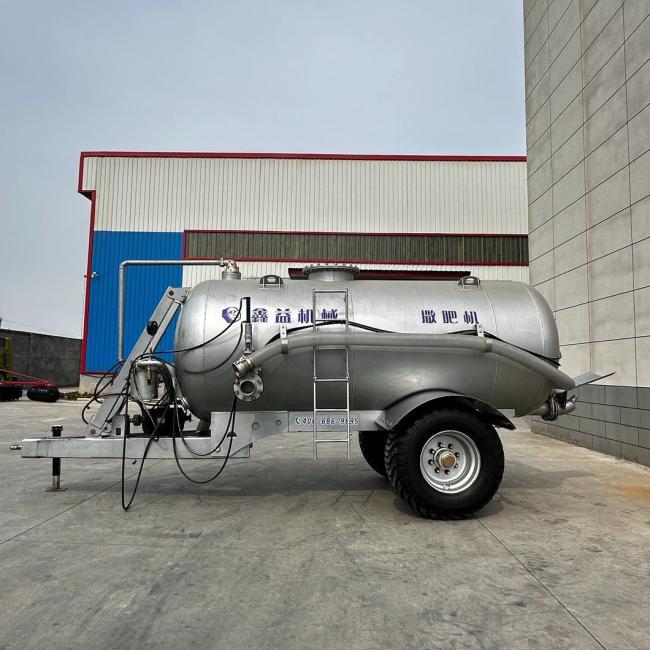 Factory Supply Water Tank Trailer Two-Axle Steel Platform Fertilizer Sprayer with Tractor