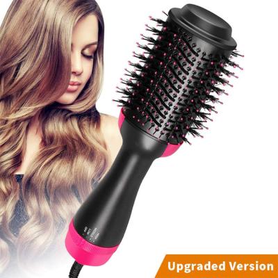 China 1000W Hot Air Dryer Ionic Hair Brush For Hair Straightening for sale