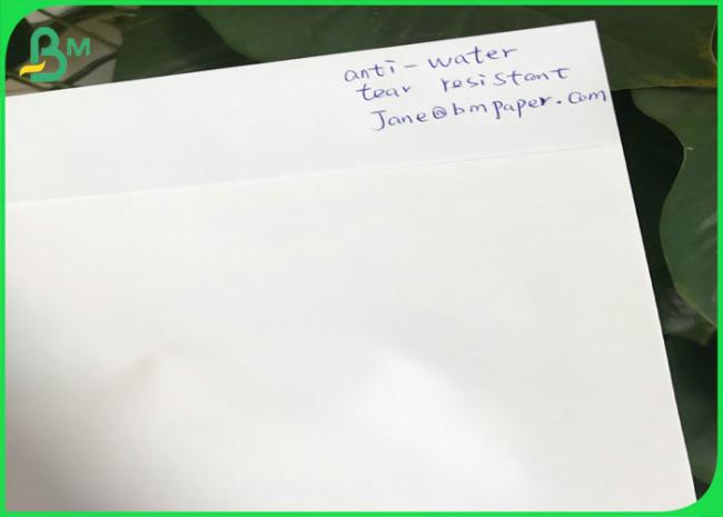 1.2g to 1.5g RBD RPD SPN two side coated waterproof stone paper for Low temperature adhesive stick paper 1.2g to 1.5g RBD RPD SPN two side coated waterproof stone paper for Low temperature adhesive stick paper