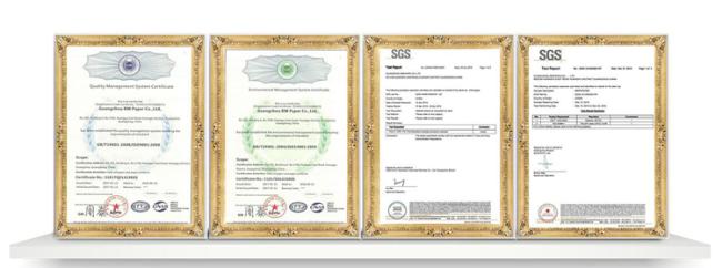 Ivory Board Paper 210-350g C1S one side Coated Ivory Board Paper For Album / Calendar