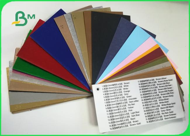 washable kraft paper Natural Fibric 0.5mm Environmental Washable kraft paper For handbag