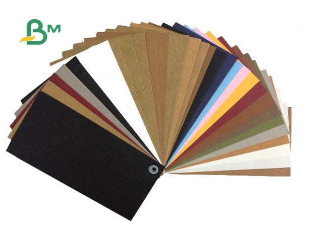 Natural Fibrous Pulp Biodegradable Washable Kraft Paper with White / Black / Red / Blue Washable kraft paper