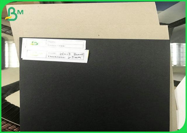 1mm 1.5mm 2.0mm 2.5mm 3.0mm One Face Laminated Black Cardboard With Grey Back 1mm 1.5mm 2.0mm 2.5mm 3.0mm One Face Laminated Black Cardboard With Grey Back