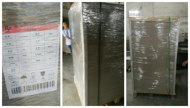 grey board packing