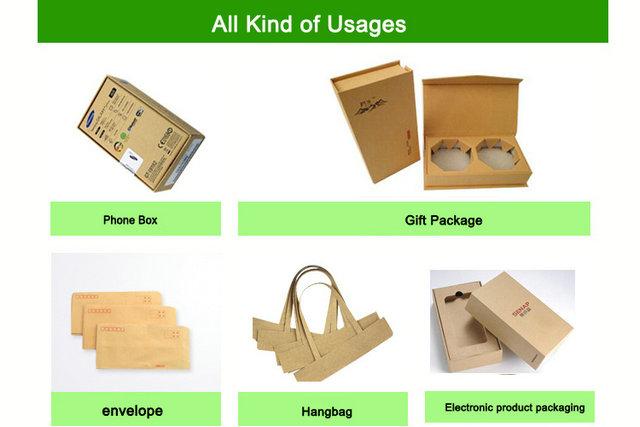 Brown Kraft Paper 250gsm 300gsm 350gsm Good Stiffness Brown Kraft Paper With FSC Report 70*100cm