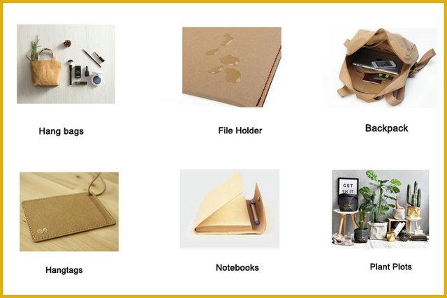 washable kraft paper fabric New type Environmental Custom Size washable kraft paper fabric For Gift Bag