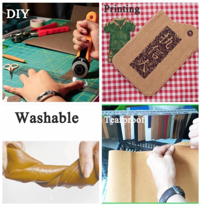 washable kraft paper Environment Friendly White Washable Kraft Paper For DIY decorations