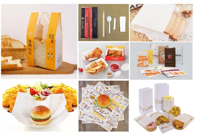PE Coated Food Grade Paper 40g Eco Friendly PE Coated Food Grade Paper White Kraft Paper Board For Lunch Box