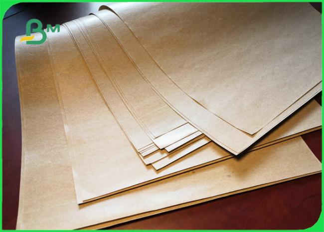 Food Grade Kraft Paper Waterproof 50gsm + 10PE Food Grade Kraft Paper For Break Wrapping EU Standard