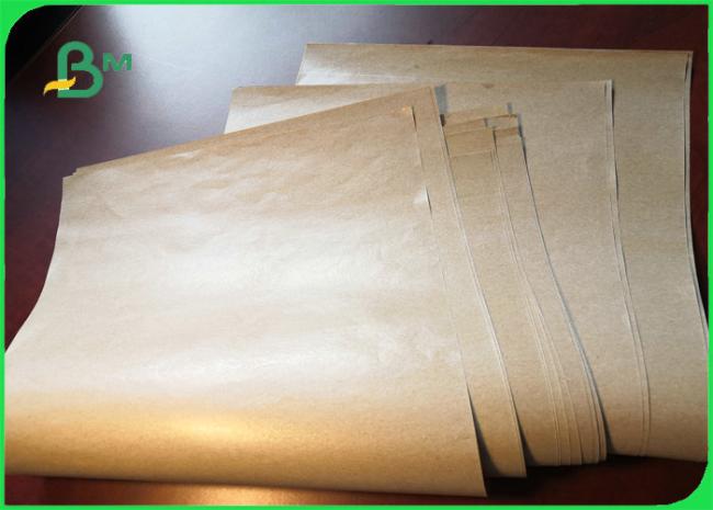 Food Grade Kraft Paper Waterproof 50gsm + 10PE Food Grade Kraft Paper For Break Wrapping EU Standard