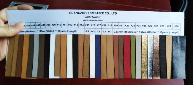 Washable Kraft Paper 0.3mm - 0.8mm Good Memorability Washable Kraft Paper Color Customizable For Bags