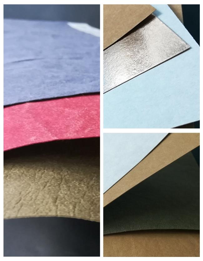 Washable Kraft Paper 0.3mm - 0.8mm Good Memorability Washable Kraft Paper Color Customizable For Bags