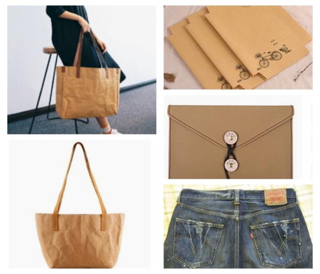 Washable Kraft Paper Eco - Feiendly Natural Fiber Pulp Washable Kraft Paper Colorfol For DIY Carry - On Bags