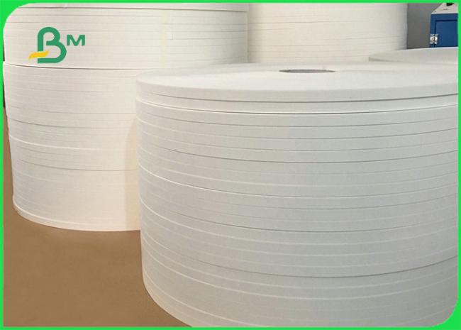 Printed Straw Paper Roll 60gsm 120gsm Slitted 14mm 15mm Food Grade Ink Yellow Printed Straw Paper Roll
