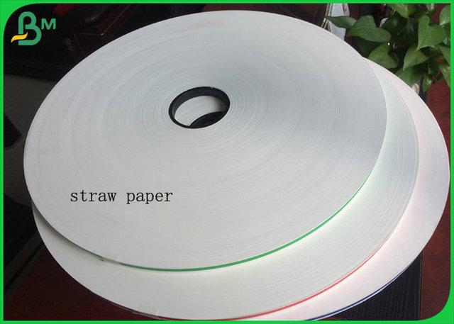 White kraft Paper 13MM 120GSM FDA Certified White Kraft Paper Reel For Making Paper Straws