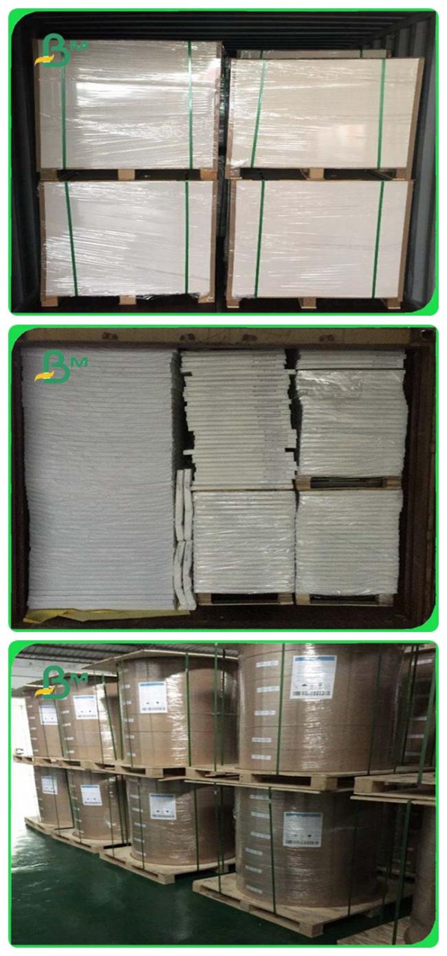 White Duplex Board Grade A Two Sides White Duplex Board 1mm / 2mm / 3mm / 4mm Great Stiffinessv