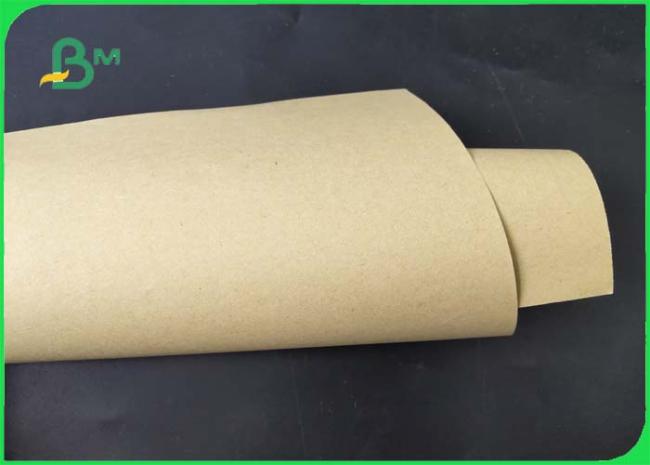 Brown Craft Paper 80gsm 100gsm Good Oil Resistance Brown Craft Paper For Bags Of Shopping In Rolls
