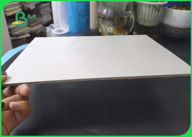 Recycled Paper FSC Certificed Grey Chipboard / Eco - friendly Recycled Paper Grade AAA AA For Storage Box