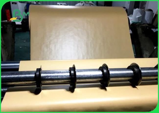 Plastic Coated Kraft paper Weight 10gsm - 20 gsm FDA approved One side plastic coated kraft paper in rool