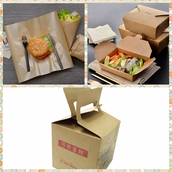 Food grade Kraft Paper FDA Approved Smooth Surface 250 - 350g White / Brown Krft Paper For Food Packing