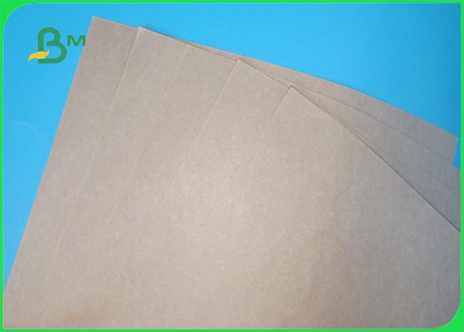 Food grade Brown Kraft Paper FDA Approved 100% Wood Pulp 40gsm - 80gsm Brown Kraft Liner Paper For Packing